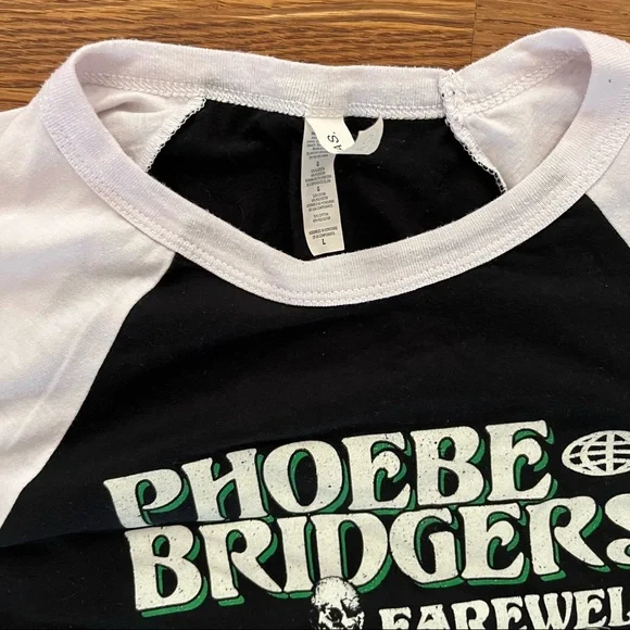 Phoebe Bridgers “Farewell Tour” Raglan Sz L - Picture 3 of 4